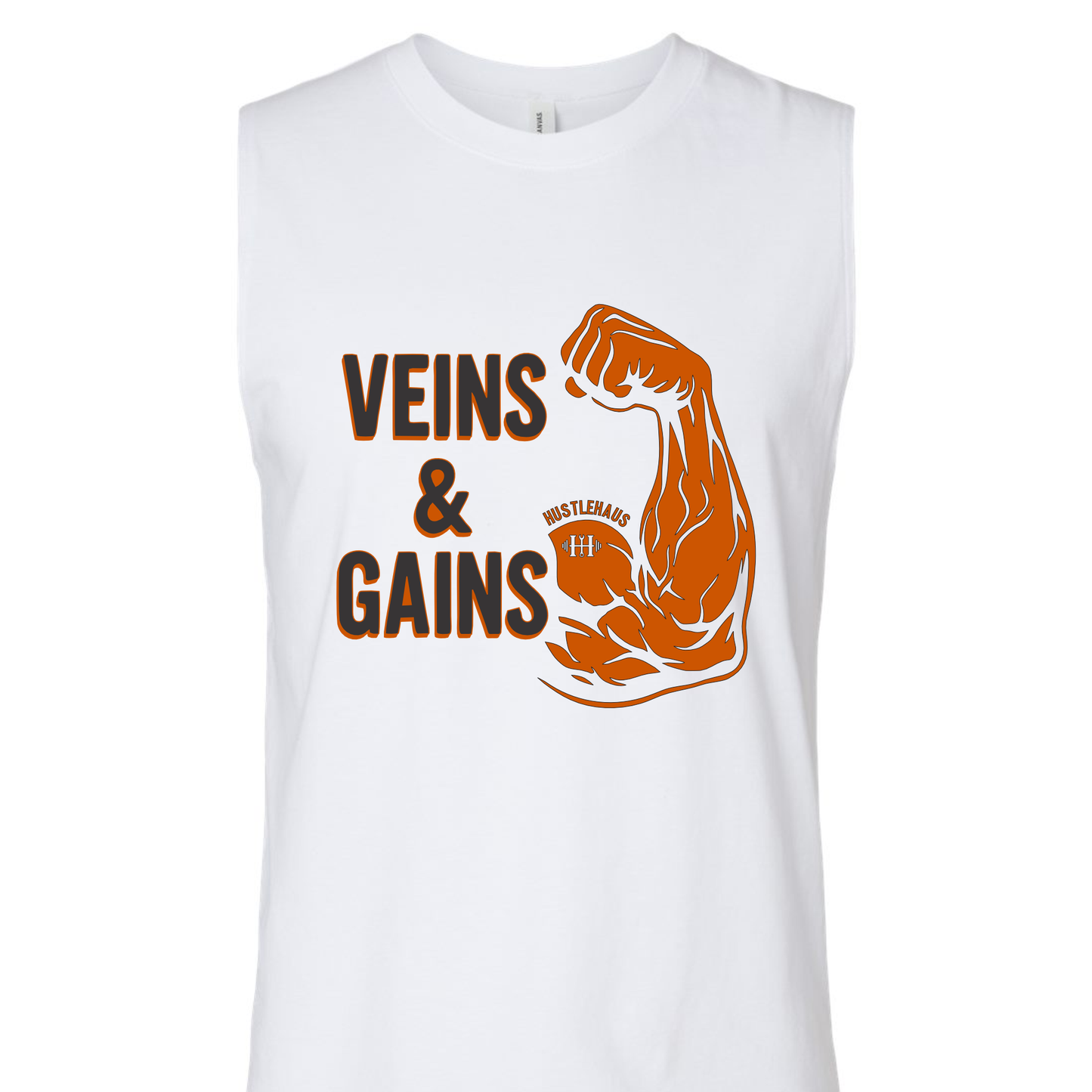 Hustle Haus Veins and Gains Muscle Tank