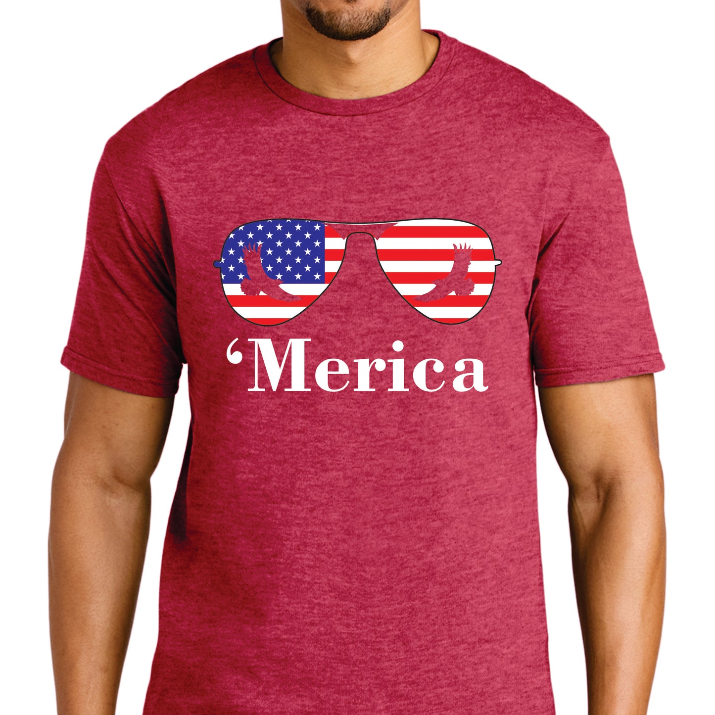 Merica Glasses Unisex T-shirt