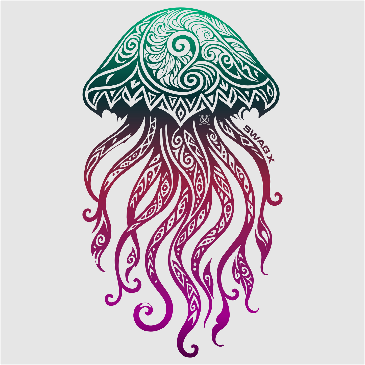 Fall Gem Jelly Fish Swag X T-shirt