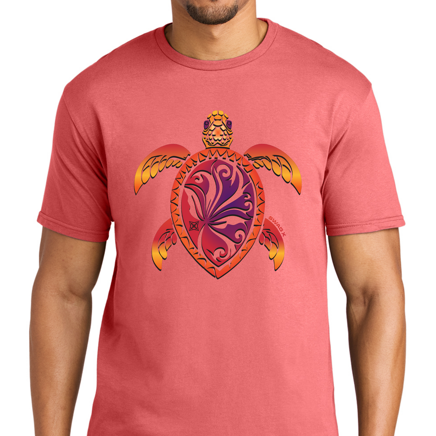 Sunset Turtle Swag X T-shirt