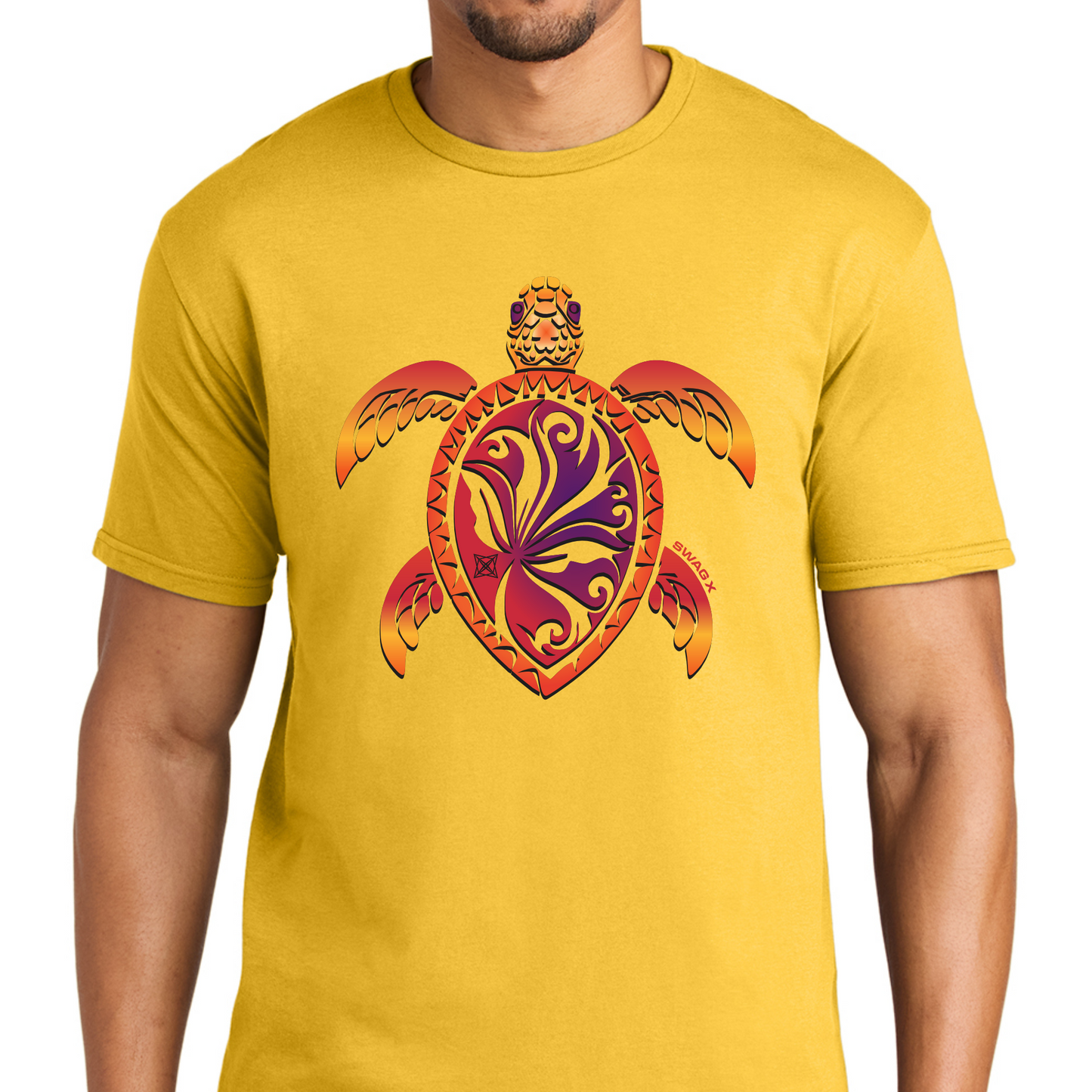 Sunset Turtle Swag X T-shirt