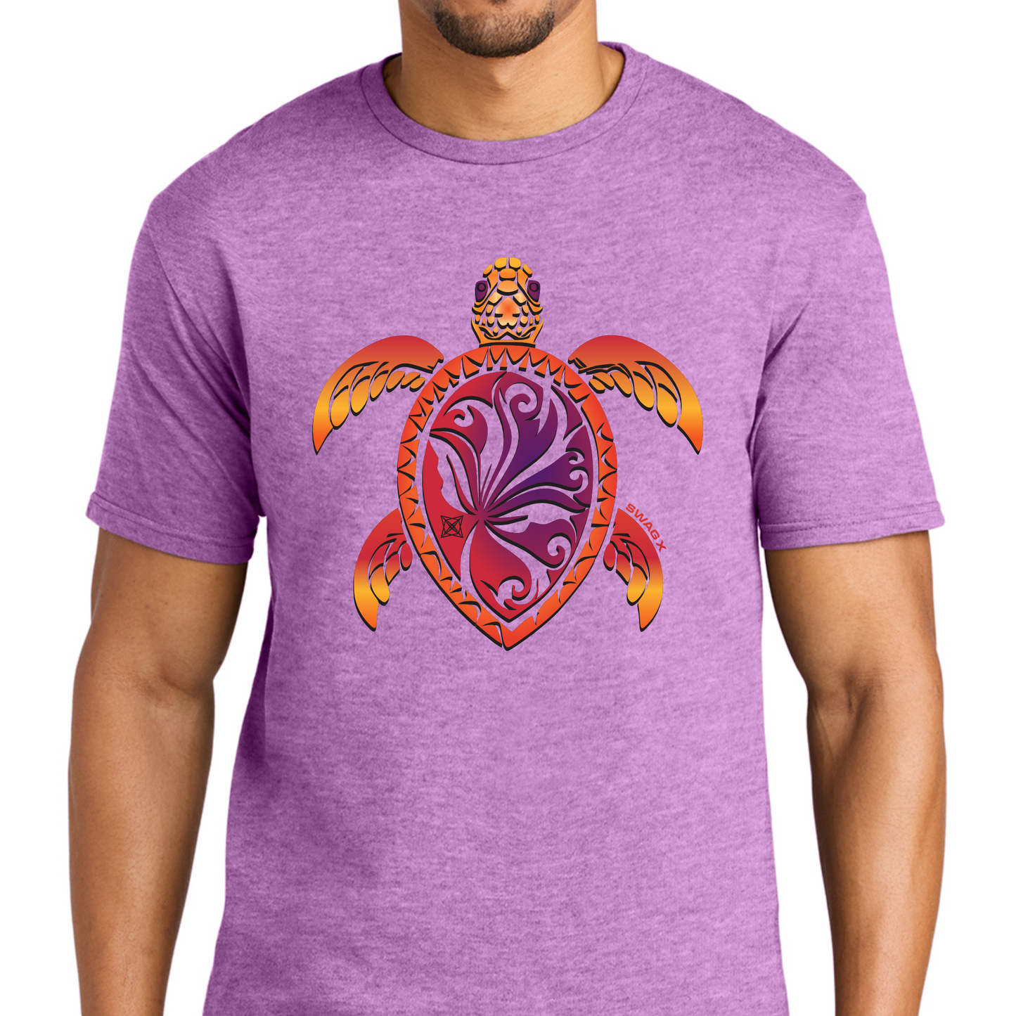 Sunset Turtle Swag X T-shirt