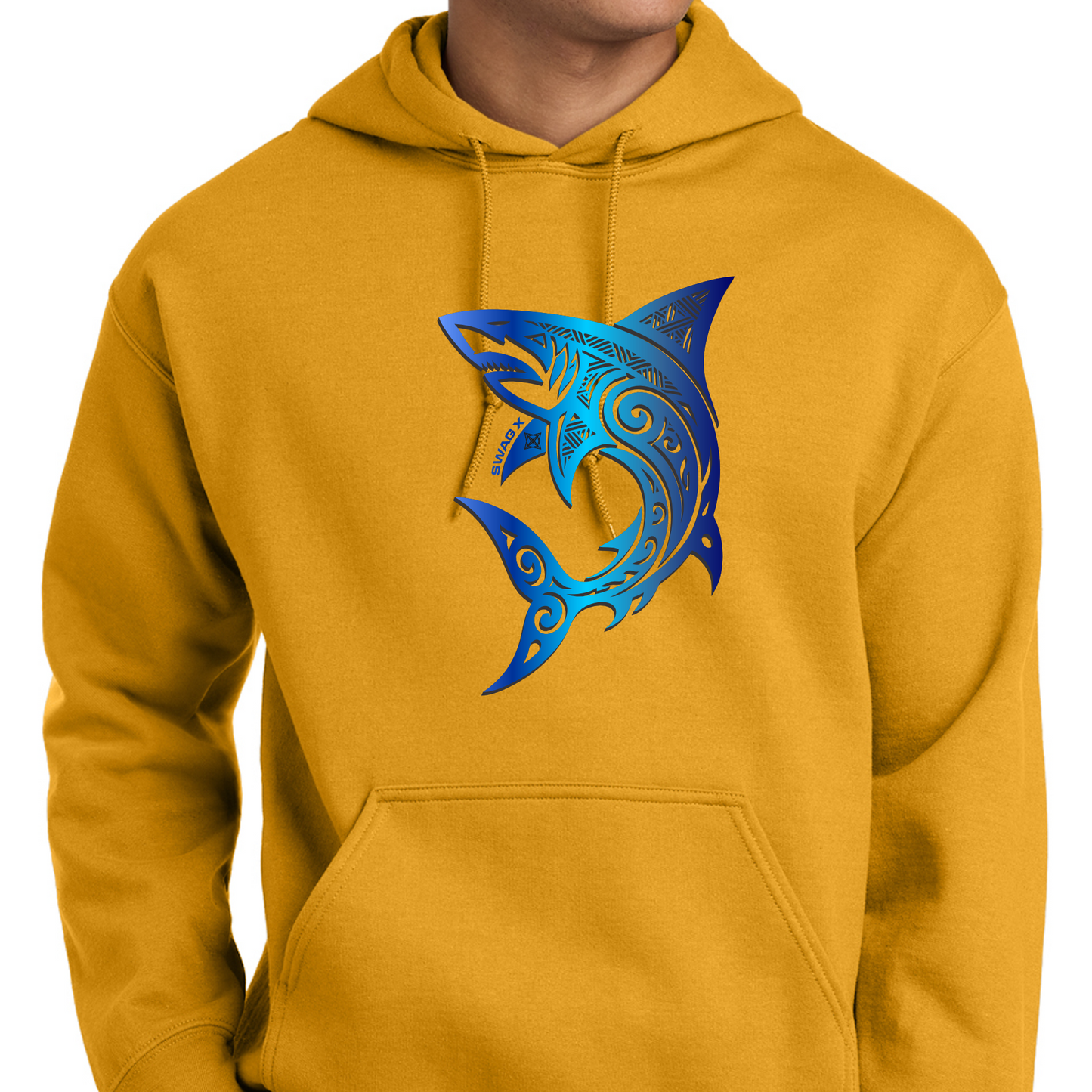 Blue Great White Shark Swag X Hoodie