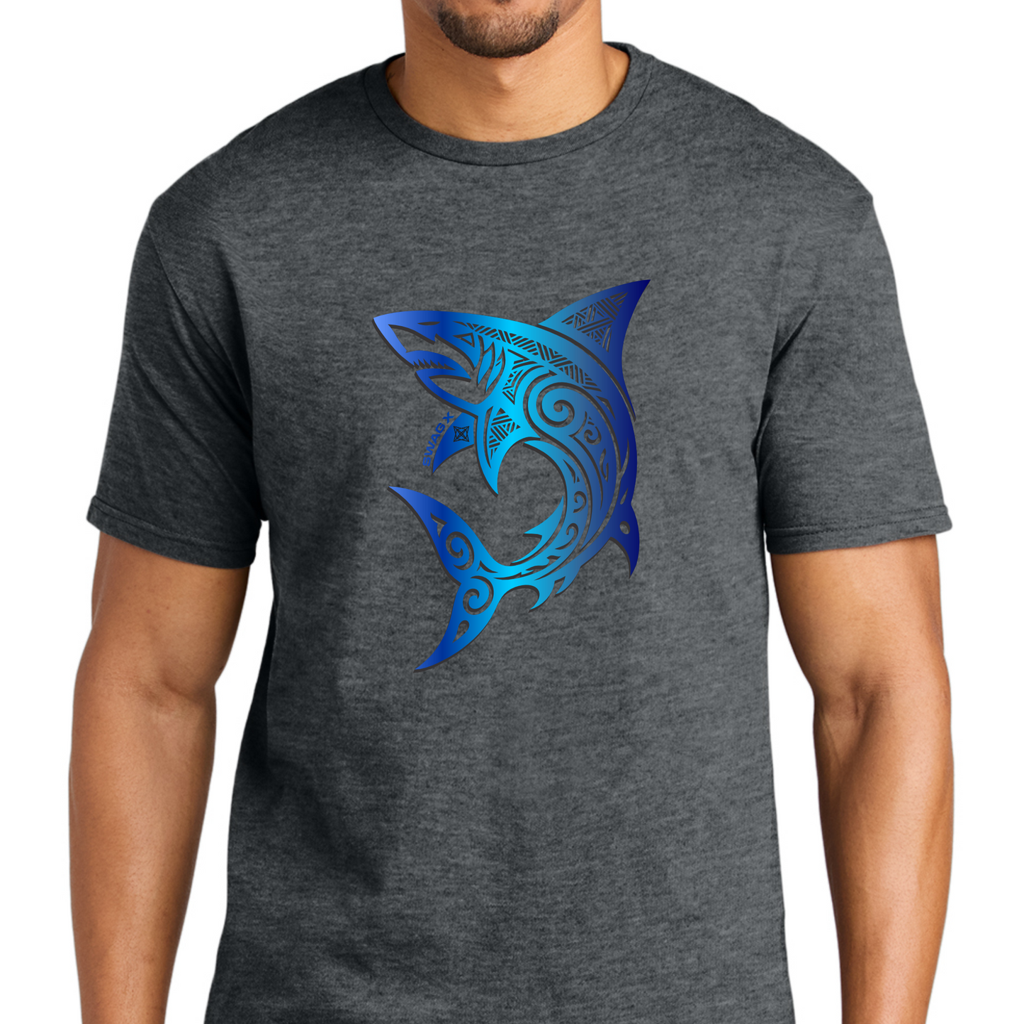 Blue Great White Shark Swag X T-shirt