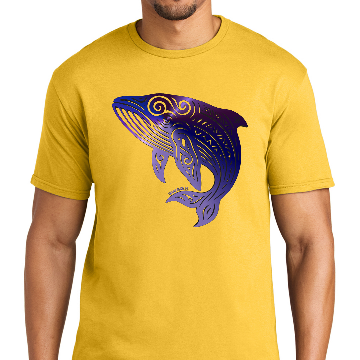 Purple Gem Humpback Whale Swag X T-shirt