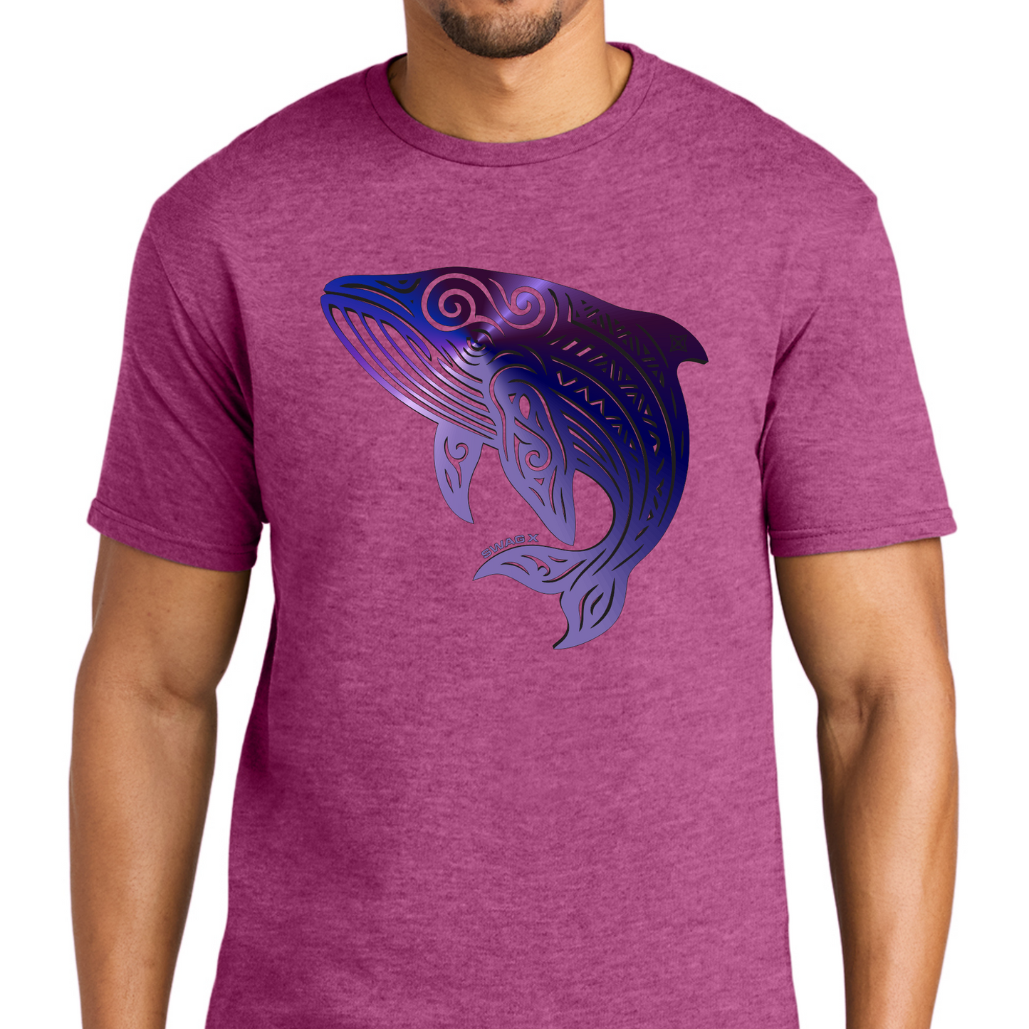 Purple Gem Humpback Whale Swag X T-shirt