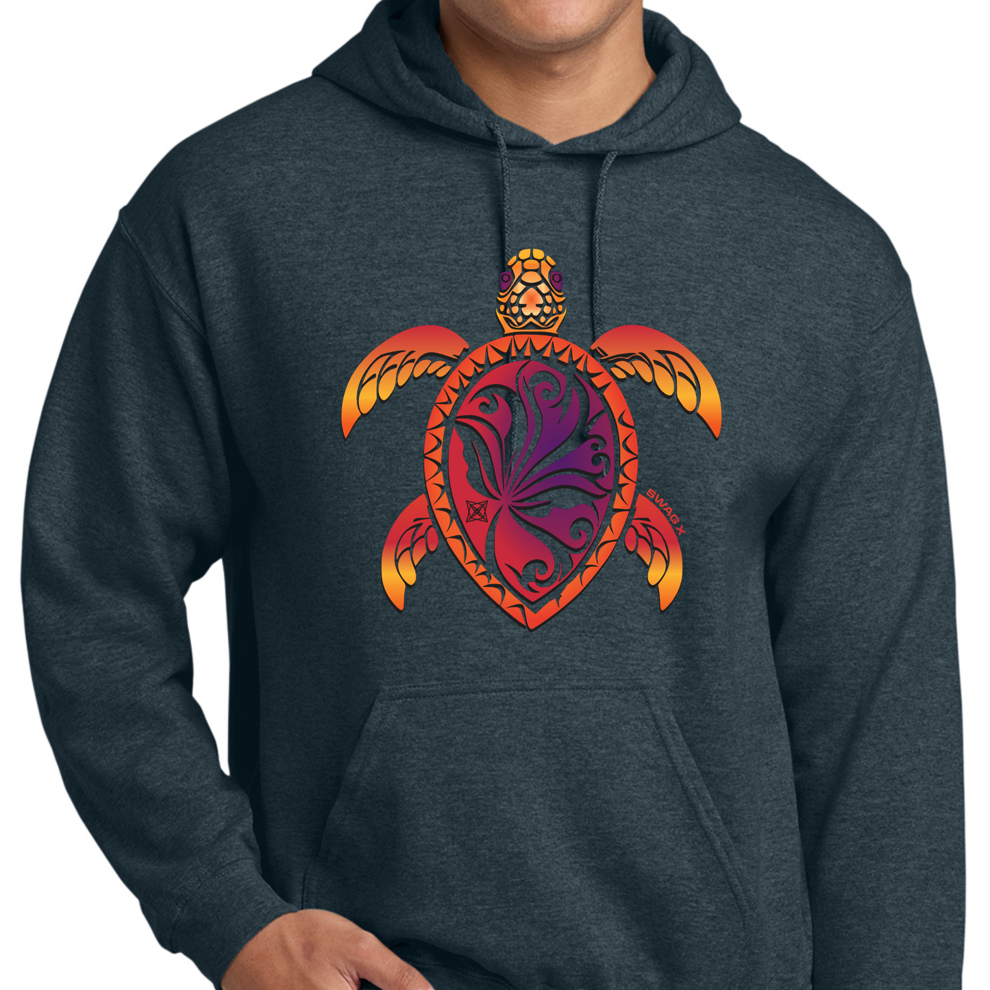 Sunset Turtle Swag X Hoodie