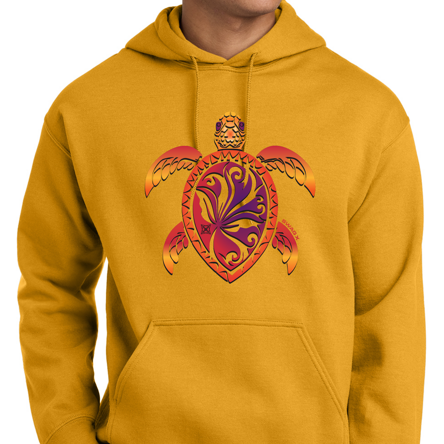 Sunset Turtle Swag X Hoodie