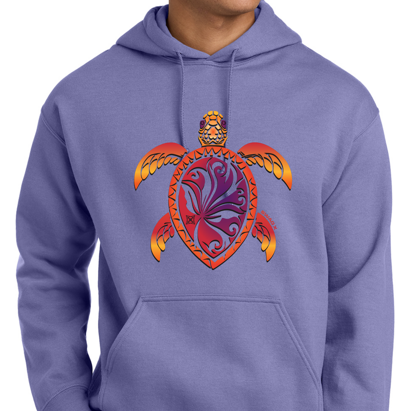 Sunset Turtle Swag X Hoodie