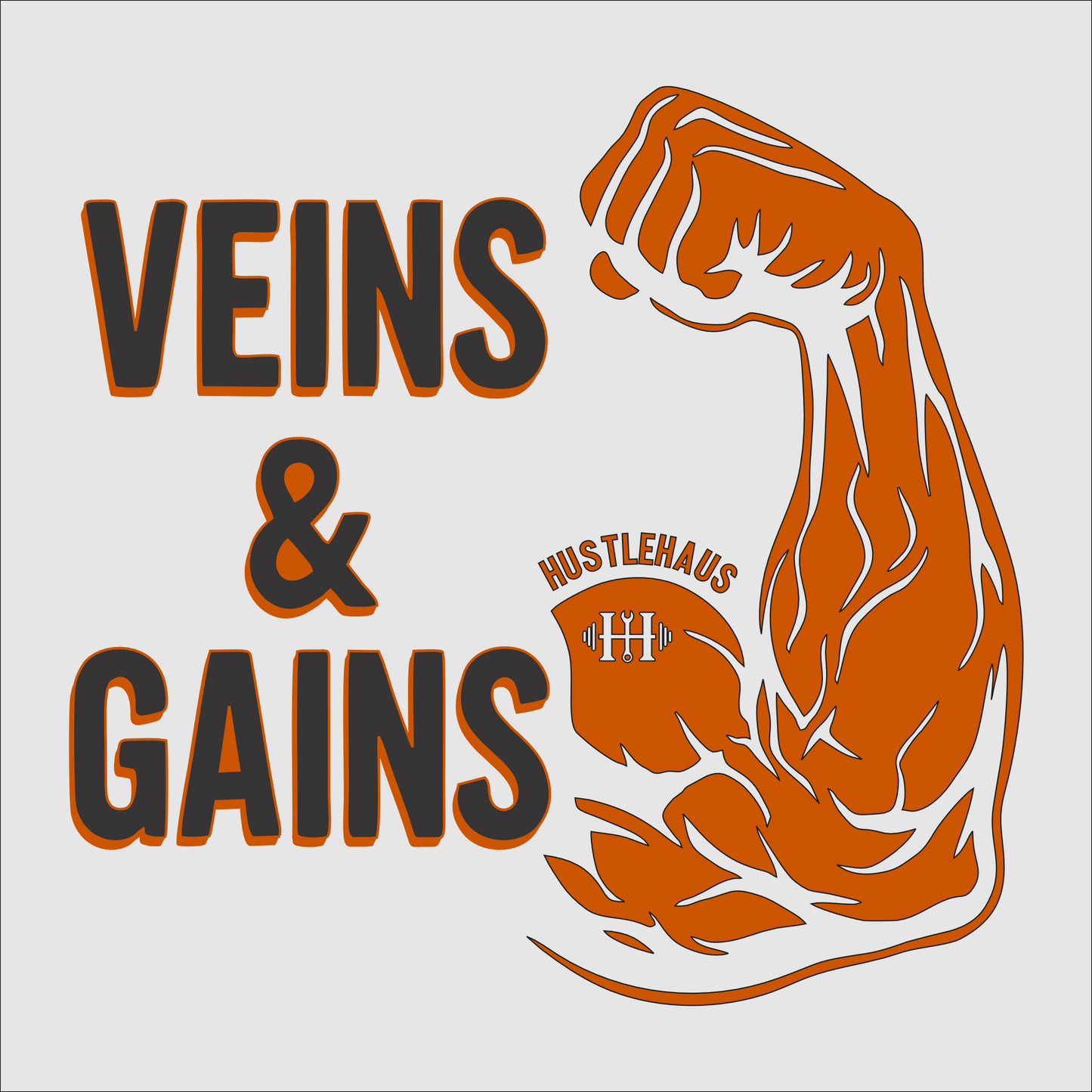 Hustle Haus Veins and Gains Muscle Tank