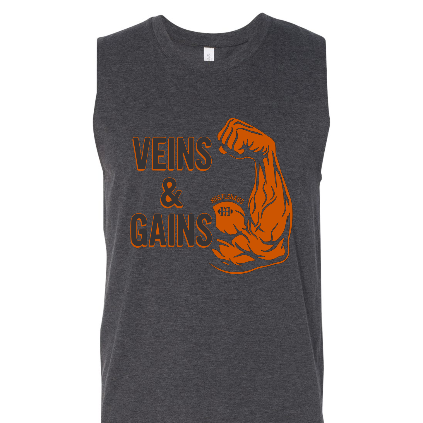 Hustle Haus Veins and Gains Muscle Tank