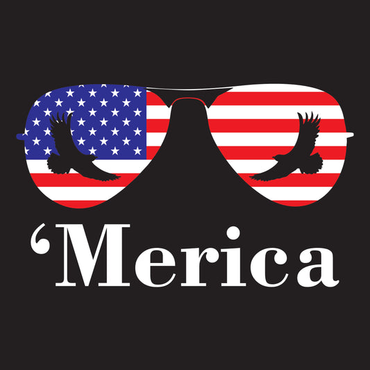 Merica Glasses Unisex T-shirt