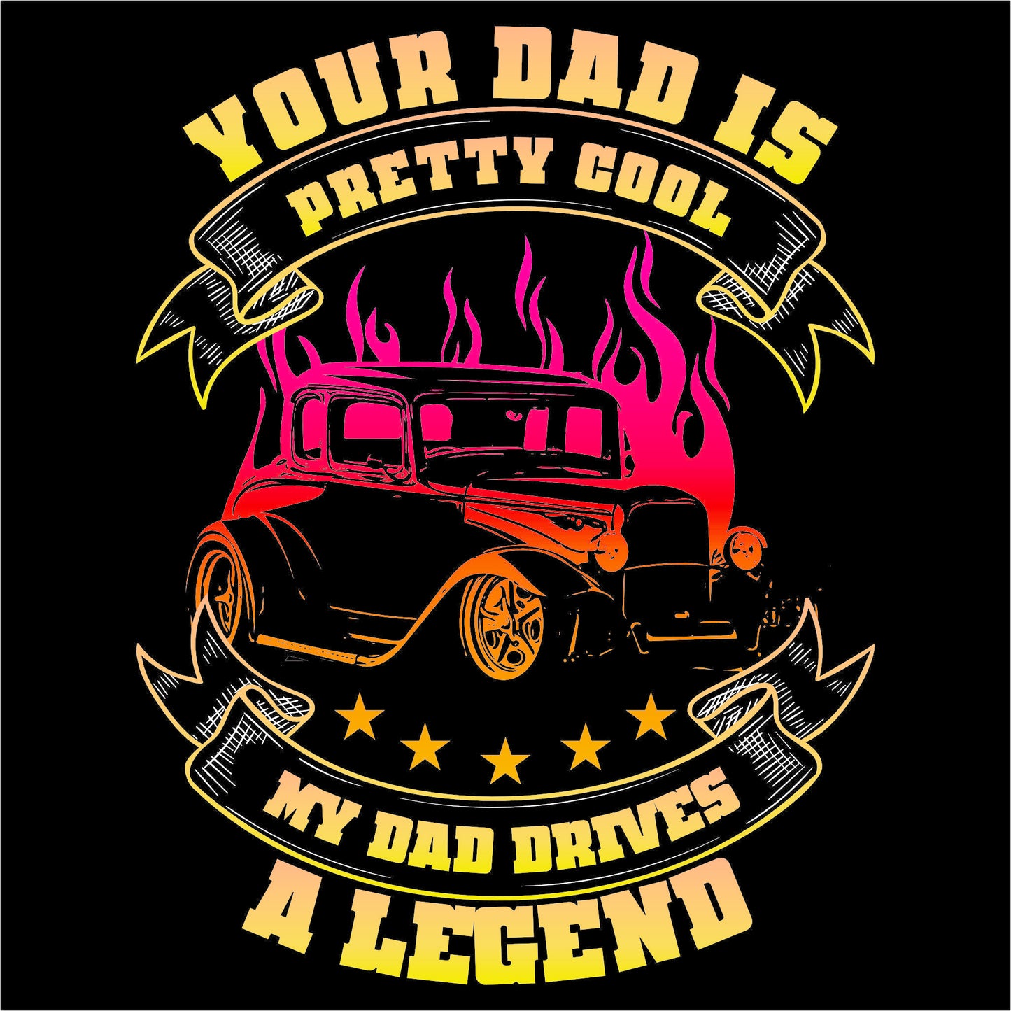 My Dad Drives A Legend Unisex T-shirt