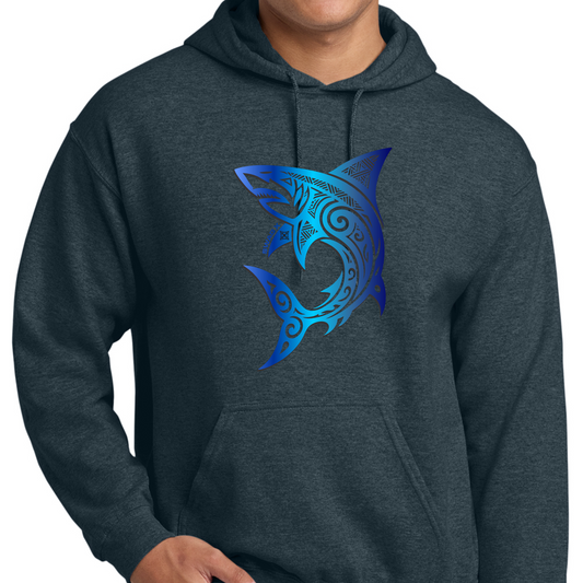 Blue Great White Shark Swag X Hoodie