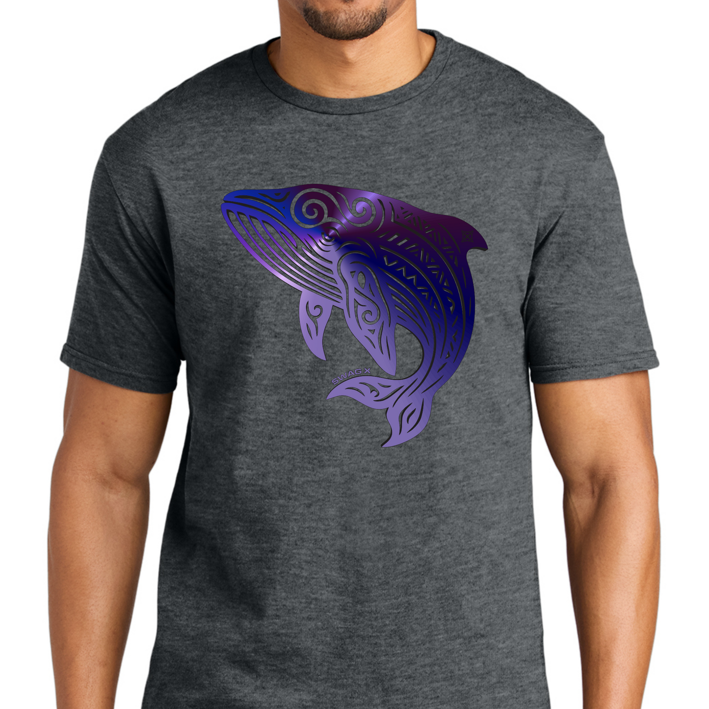 Purple Gem Humpback Whale Swag X T-shirt
