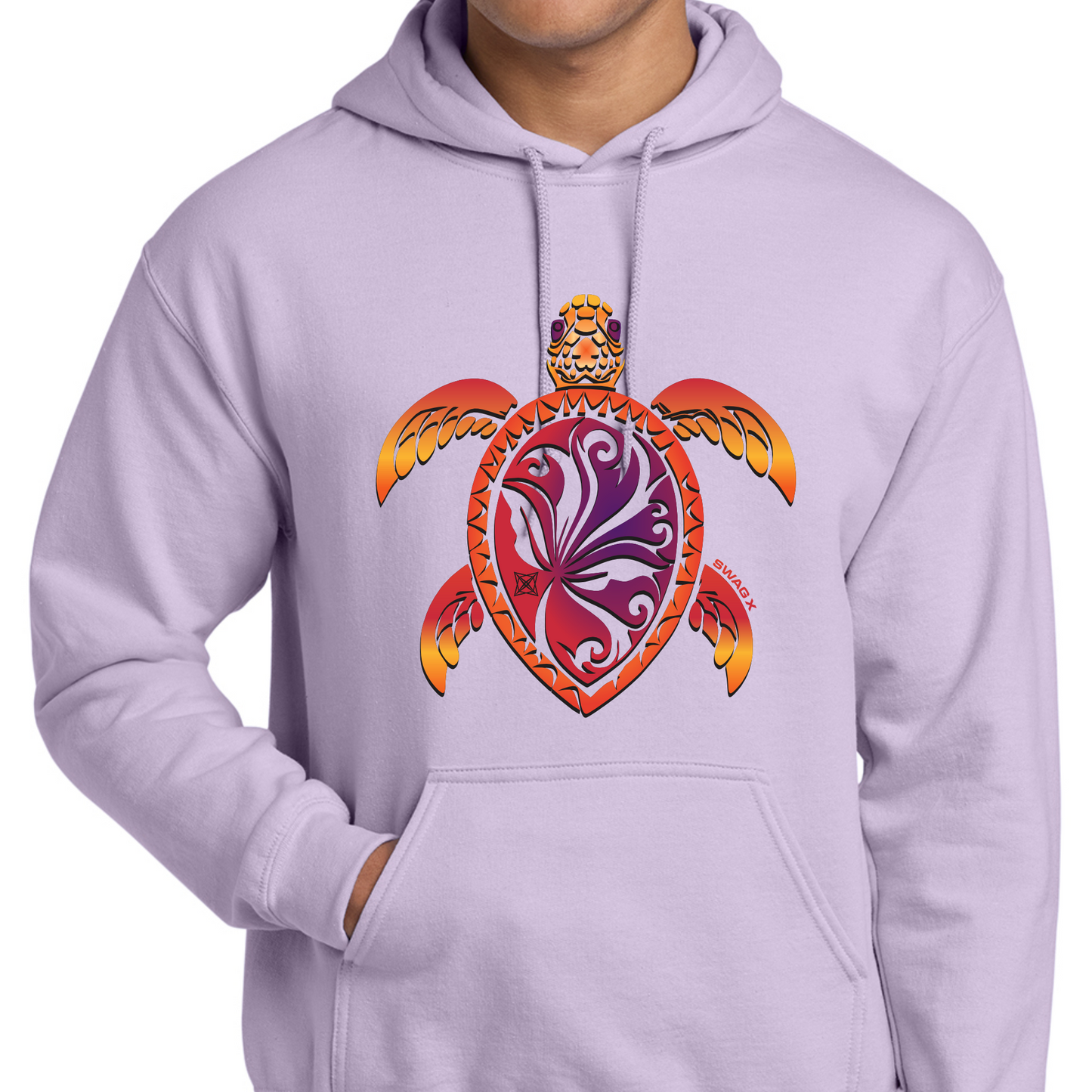 Sunset Turtle Swag X Hoodie