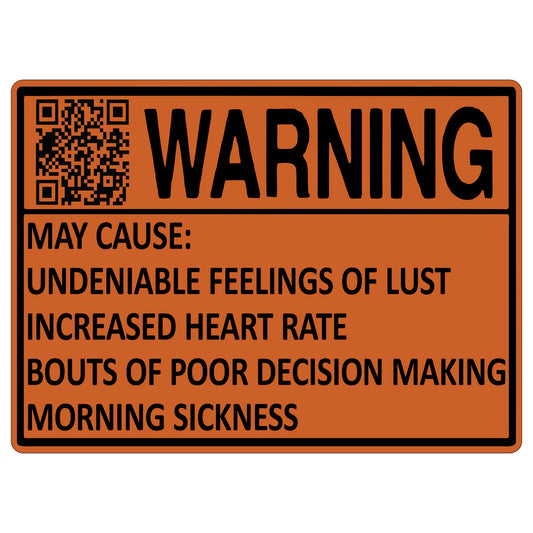 Warning May Cause Morning Sickness Hat